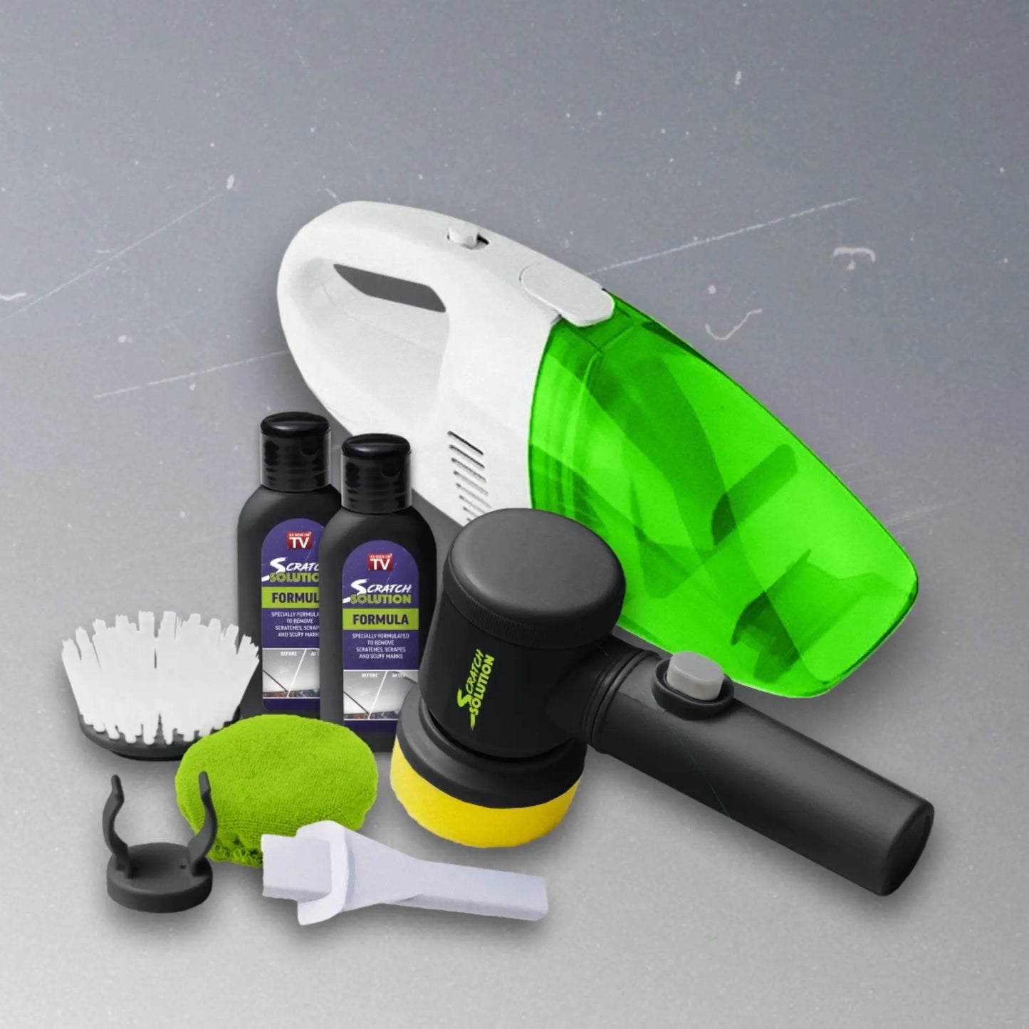 Scratch Solution with Turbo Vac Mijn winkel