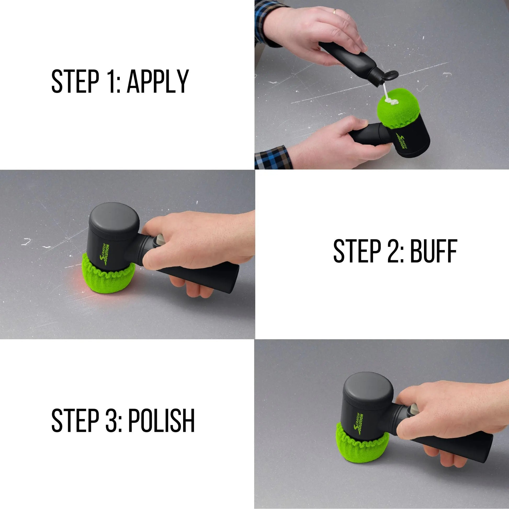 Scratch Solution with Turbo Vac Mijn winkel